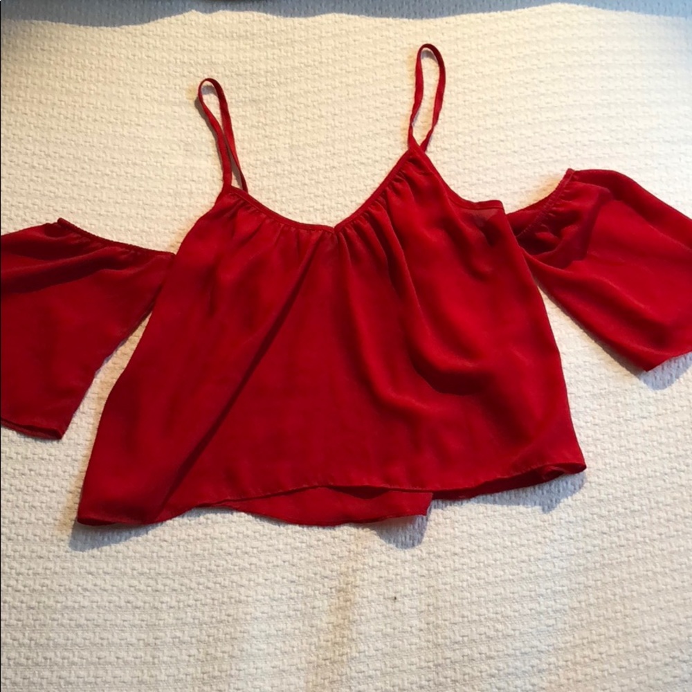 Off the shoulder tank